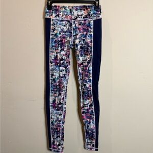 Mona B Multicolor Abstract Leggings